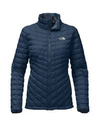 The North Face - Women Thermoball Full Zip, Blue Wing Teal Matte/ Bandana Print - Lyst
