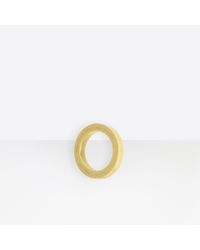 Balenciaga | Metallic Signature Ring | Lyst