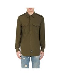 Rag & Bone Green Crawford Cotton Shirt for men