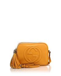Gucci | Yellow Soho Leather Disco Bag | Lyst