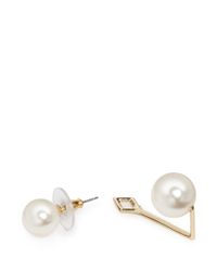 Joomi Lim | Metallic 'spheres Of Influence' Swarovski Faux Pearl Earrings | Lyst