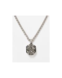 Kendra Scott | Silver Oliver Pendant Necklace, 26" | Lyst