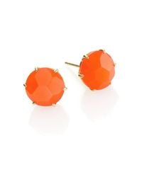 Ippolita | Rock Candy Orange Carnelian & 18k Yellow Gold Stud Earrings | Lyst