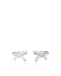 Fallon | Metallic Forget Me Knot Convertible Pearl Earrings | Lyst