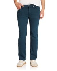 7 For All Mankind | Blue Luxe Performance: Slimmy Slim Straight-leg Jeans for Men | Lyst
