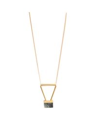 Marion Vidal - Green Marble Necklace - Lyst