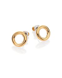 Marc By Marc Jacobs | Metallic Doughnut Stud Earrings/goldtone | Lyst