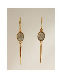 Peyton William Handmade Jewelry | Metallic Labradorite Spike Earrings | Lyst