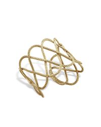 John Hardy | Metallic Classic Chain Wide Braided Cuff | Lyst
