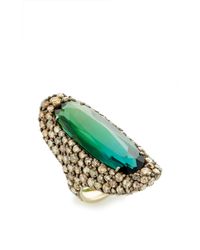 Sidney Garber | Green Buckler Ring | Lyst