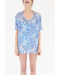 Swash London - Blue Oversized Tunic - Lyst
