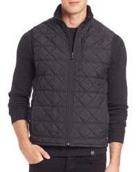 Victorinox | Black Matterhorn Quilted Vest for Men | Lyst