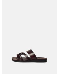 Jerusalem Sandals The Good Shepherd In Brown for men