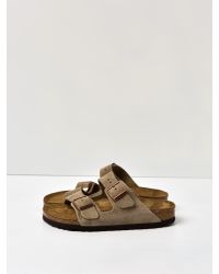 Birkenstock Multicolor Women Arizona_suede_taupe