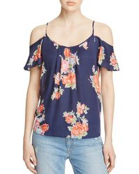Joie | Blue Montreal Romantic Floral Tank | Lyst