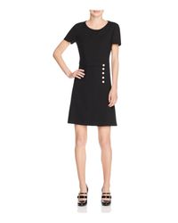 Boutique Moschino | Black Knee-length Dress | Lyst