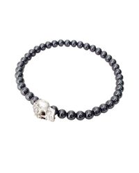 Duchess Of Malfi | Metallic Skull Bead Bracelet for Men | Lyst