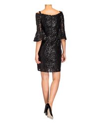 Adrianna Papell Black Cocktailkleid