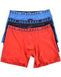 BOSS Multicolor Blue/black/red Three Pack Boxers for men