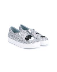 Chiara Ferragni | Metallic Flirting Sequinned Slip-On Sneakers | Lyst
