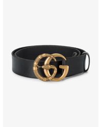 Lyst - Gucci Double G Snake Buckle Belt in Black for Men