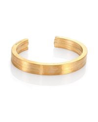 Miansai | Metallic Brass Layered Cuff Bracelet | Lyst