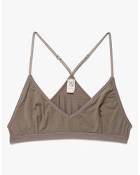 Baserange | Gray X Bra W/fine Straps | Lyst