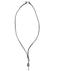 Emanuele Bicocchi Metallic Pearl Bead Necklace