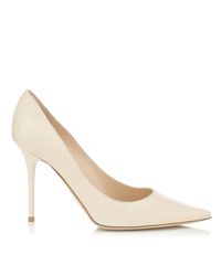 Jimmy Choo | Natural Abel Leather Pumps | Lyst