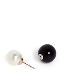 Kenneth Jay Lane | Multicolor Baroque Pearl Ball Stud Earrings | Lyst