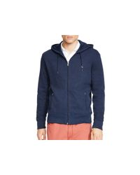 Polo Ralph Lauren | Blue French Rib Full-zip Hoodie for Men | Lyst