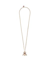 Alexander McQueen | Red Royal Skull Pendant Necklace | Lyst