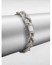 John Hardy | Metallic Classic Chain Sterling Silver Small Braided Bracelet | Lyst