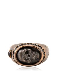 Bonato Milano 1960 | Pink Skull Chevalier Ring for Men | Lyst