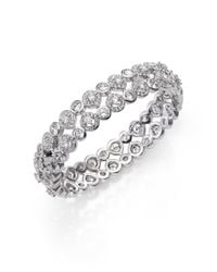 Adriana Orsini | Metallic Teardrop Bangle Bracelet/silvertone | Lyst