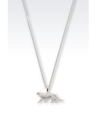 Emporio Armani | Metallic Necklace | Lyst