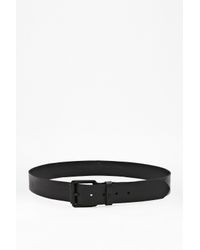 French Connection | Black Courtland Leather Belt for Men | Lyst