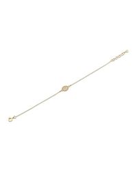 Anne Sisteron - 14kt Yellow Gold Diamond Slice Bracelet - Lyst