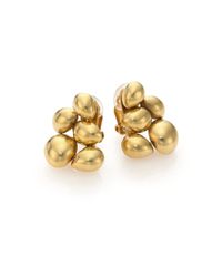 Vaubel | Metallic Pebble Cluster Clip-on Earrings | Lyst