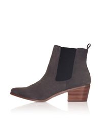 grey ladies chelsea boots