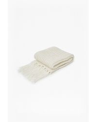 French Connection | White Giant Knitted Mila Scarf | Lyst
