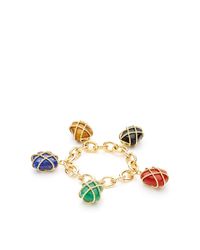 Seaman Schepps | Metallic Cage Charm Bracelet | Lyst