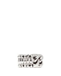 Philippe Audibert | Metallic 'forcat' Cable Chain Bead Ring | Lyst