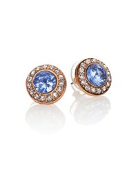 ABS By Allen Schwartz | Sunset Blvd Halo Stud Earrings/blue | Lyst