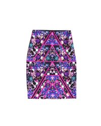 Nicole Miller | Multicolor Carter Terraform Skirt | Lyst