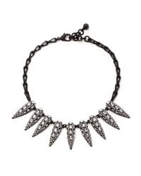 Lulu Frost | Black Jabrosa Spike Necklace | Lyst