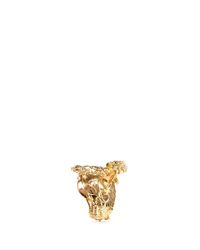 Alexander McQueen | Metallic Skull Fish Bone Ring | Lyst