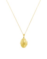 Arman Sarkisyan | Metallic Gold La Fleur Oval Locket With Emerald Center | Lyst