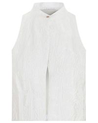 Mary Katrantzou | White Alphabet Top | Lyst