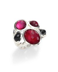 Ippolita | Multicolor Wonderland Harlow Semi-Precious Multi-Stone & Sterling Silver Cluster Ring for Men | Lyst